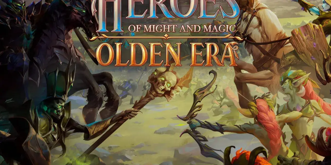 Criaturas fantásticas y guerreros se preparan para la batalla en Heroes of Might and Magic Olden Era.