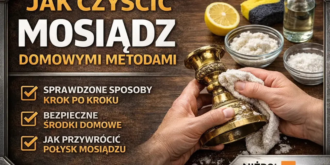 Jak wyczyścić mosiądz domowymi metodami? Zobacz sprawdzone sposoby na przywrócenie blasku. Cytryna, sól i soda to klucz do sukcesu.