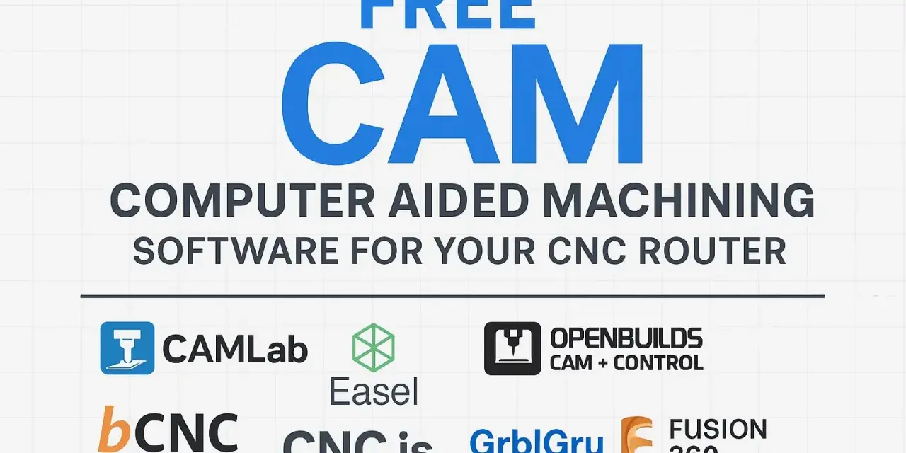 Darmowe projekty CNC i oprogramowanie CAM. Znajdź najlepsze narzędzia do swojej frezarki CNC.