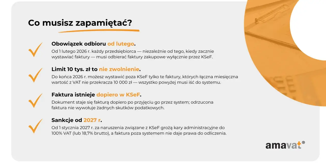 KSeF: Obowiązkowe e-faktury od kiedy? Daty, kary, korzyści dla firm