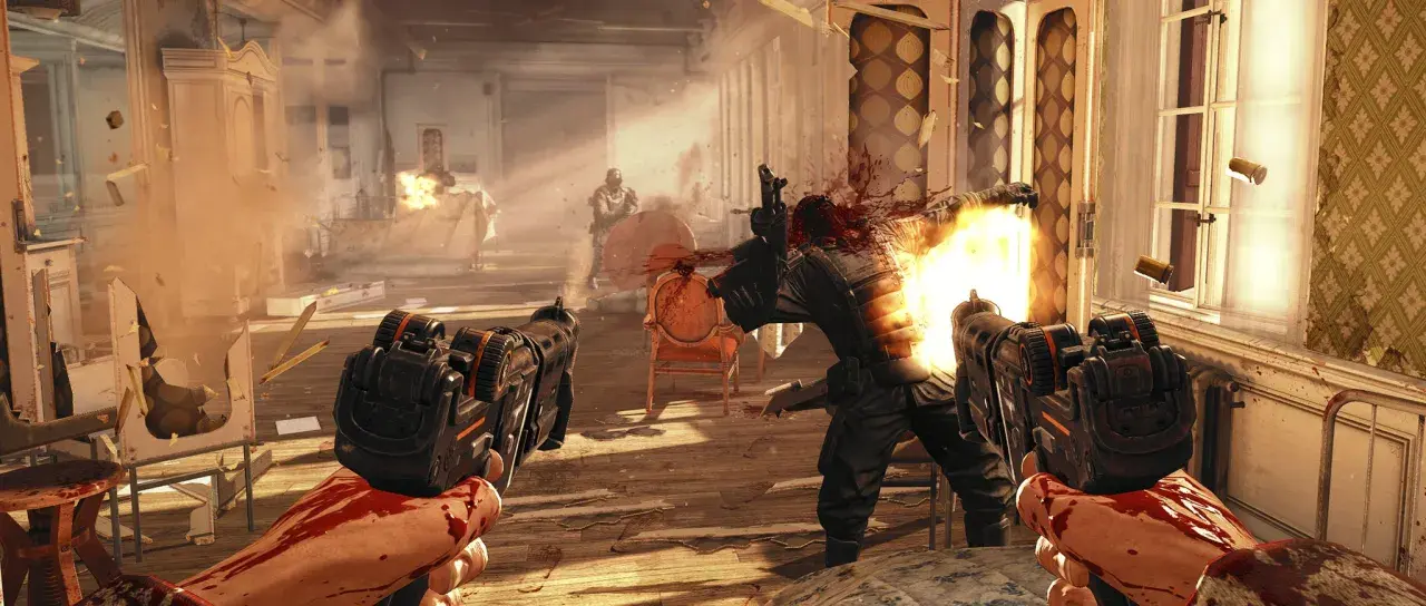 Explosión en Wolfenstein The New Order. Guía para sobrevivir a la acción intensa.