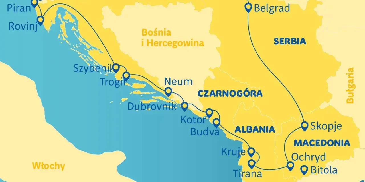 Jak długo trwa podróż autokarem do Albanii? Czas przejazdu z Polski