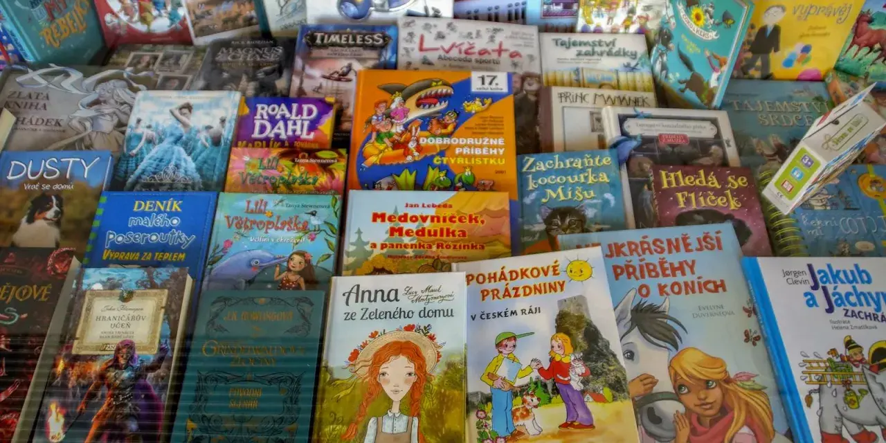 Książki dla dzieci w Czechach, np. "Anna ze Zeleného domu", są tańsze niż w Polsce.
