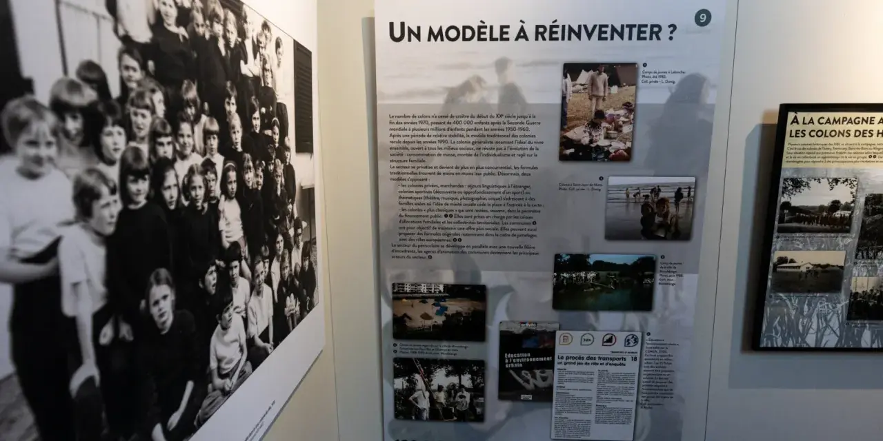 Enfants en colonie de vacances en Moselle, une histoire de l'été et de l'éducation.
