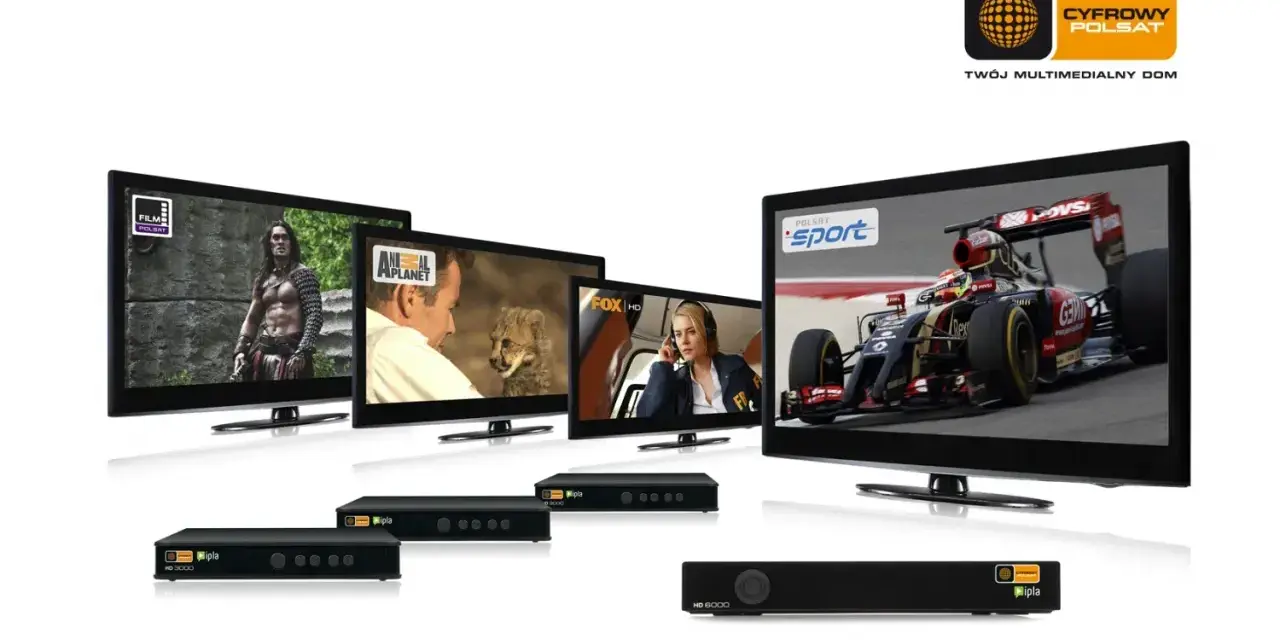 Zestaw telewizorów i dekoderów pokazuje, co to jest multiroom: oglądaj różne kanały na wielu ekranach jednocześnie.