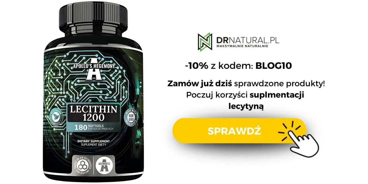 Suplement diety Lecithin 1200. Odkryj korzyści lecytyny dla Twojego organizmu. Zamów z rabatem!