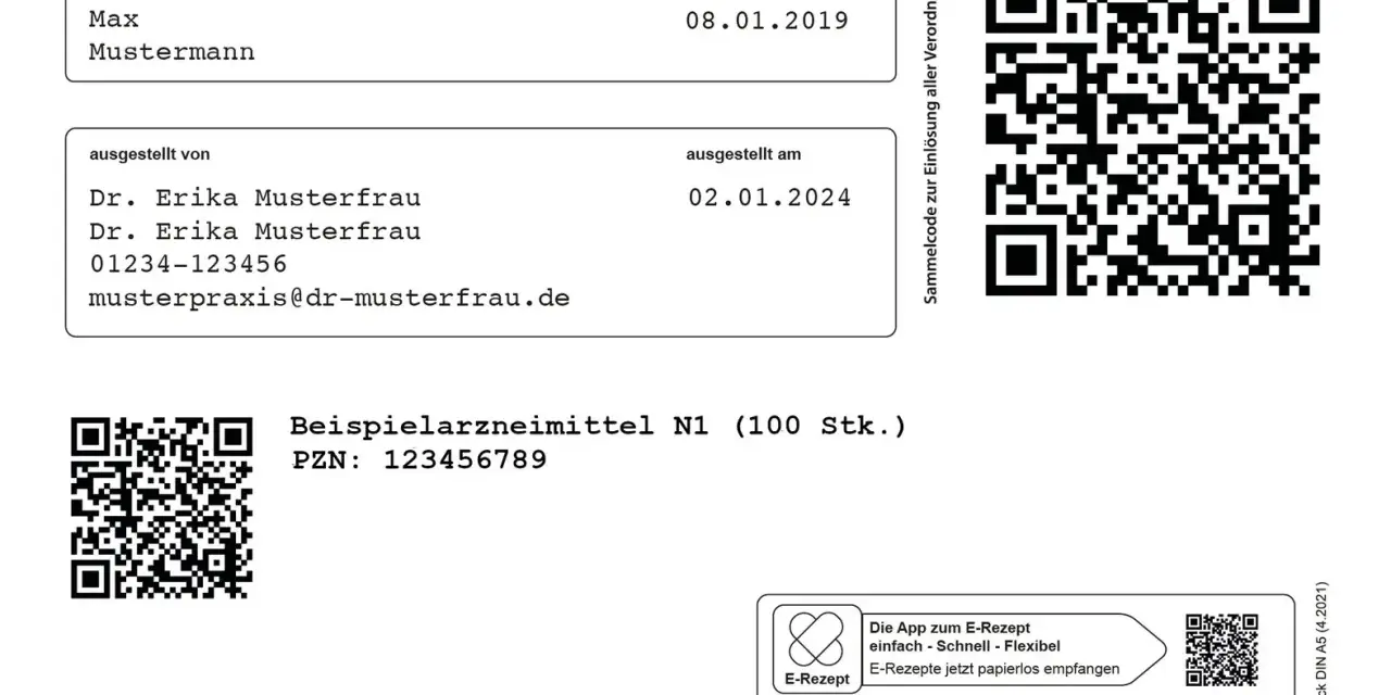 Kassenrezept Muster: So vermeiden Sie Fehler beim Ausfüllen