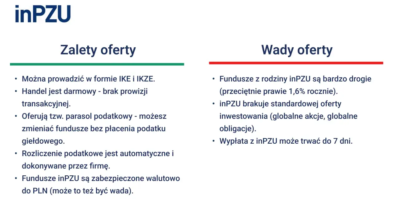 Zalety i wady funduszy inPZU. Czy warto inwestować w fundusze inwestycyjne? Sprawdź!