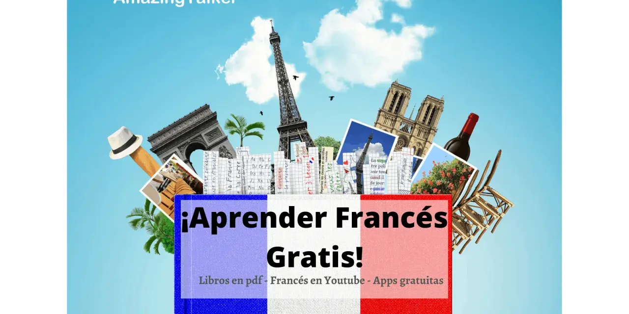 Aprende francés básico gratis con AmazingTalker. Iconos de París y recursos de aprendizaje.