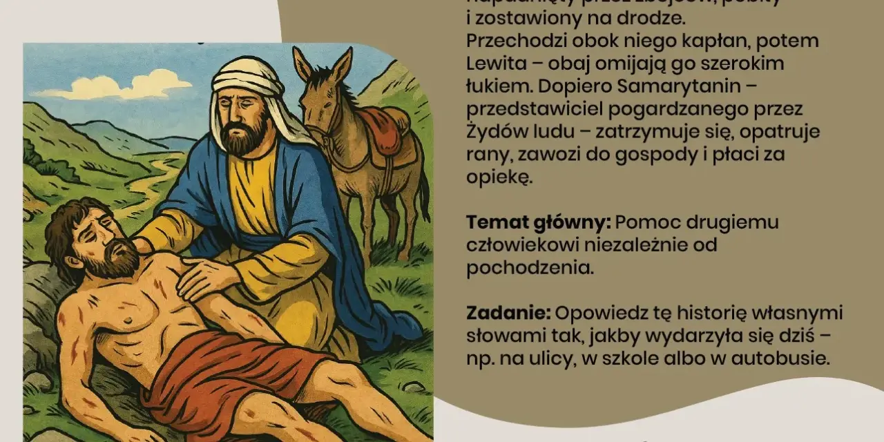 Przypowieść o Miłosiernym Samarytaninie: Tekst, Lekcja i Aktualność