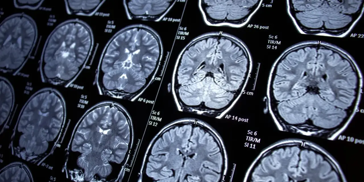 Przekroje mózgu na rezonansie magnetycznym, ukazujące jego strukturę. Badanie może pomóc w diagnozowaniu schorzeń, takich jak epilepsja.