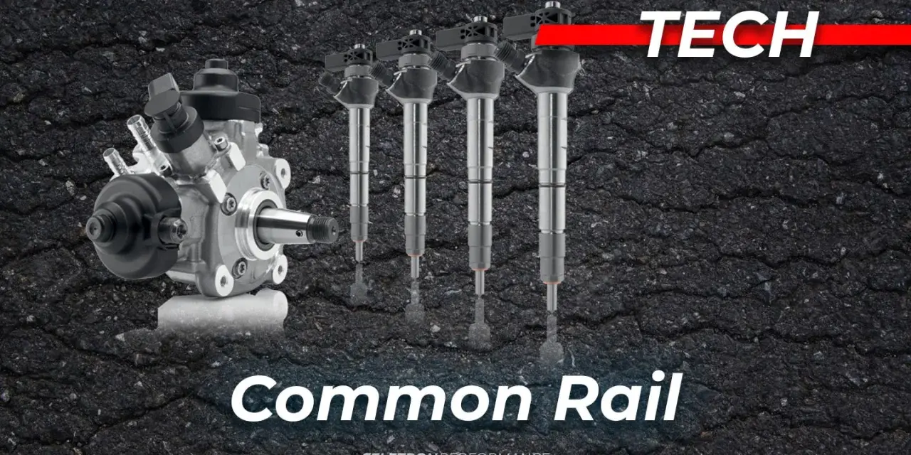 Pompa e iniettori per il sistema Common Rail, tecnologia che rivoluziona l'iniezione diesel.