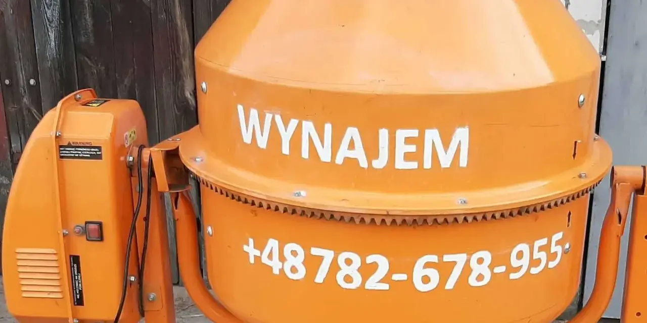 Ile kosztuje wypożyczenie betoniarki? Sprawdź ceny i oszczędzaj