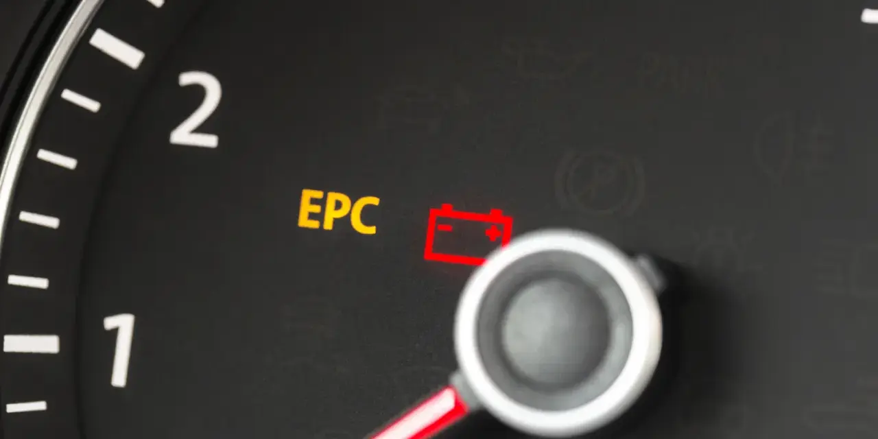 Das EPC leuchtet und das Auto ruckelt. Die Batteriewarnleuchte ist ebenfalls an.