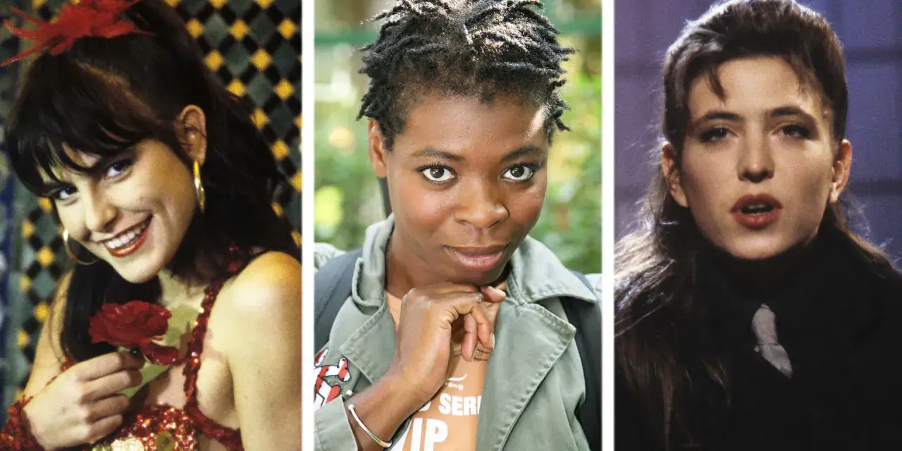 Trois portraits de chanteuses françaises, dont une évoquant une ambiance de chanteuse française année 2010.