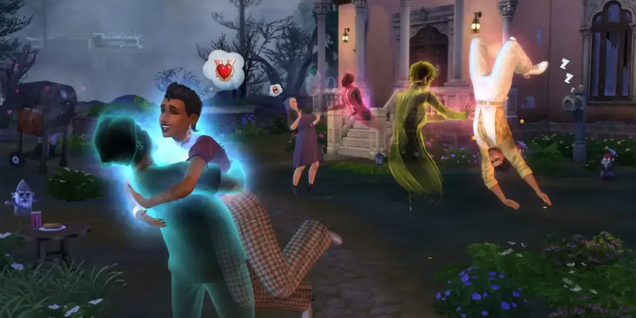 Sims 4 con fantasmas y romance. ¡Usa trucos para que tus Sims vivan aventuras sobrenaturales!