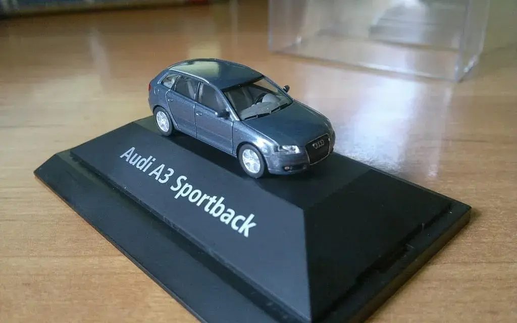 Najlepsze modele zabawkowe Audi A3 8P – kolory, skale i ceny