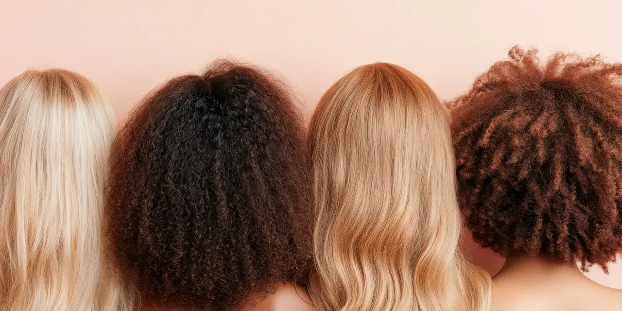 Capelli lisci biondi, ricci scuri, mossi biondi e afro castani: ecco come capire che tipo di capelli hai.
