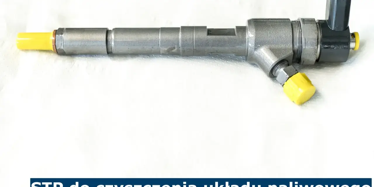 Wtryskiwacz diesla z żółtą nakładką, gotowy do użycia STP formuła do diesla.