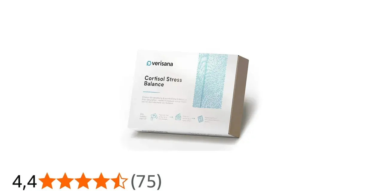 Zestaw Verisana Cortisol Stress Balance do domowego badania poziomu kortyzolu. Dowiedz się, co to za badanie i jak wpływa na Twoje samopoczucie.