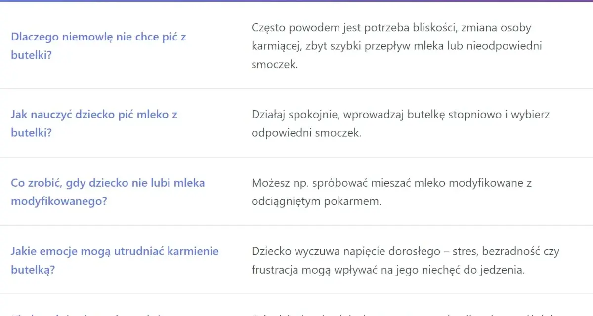 Jak nauczyć dziecko pić mleko z butelki? Spokojnie wprowadzaj butelkę i dobierz odpowiedni smoczek.