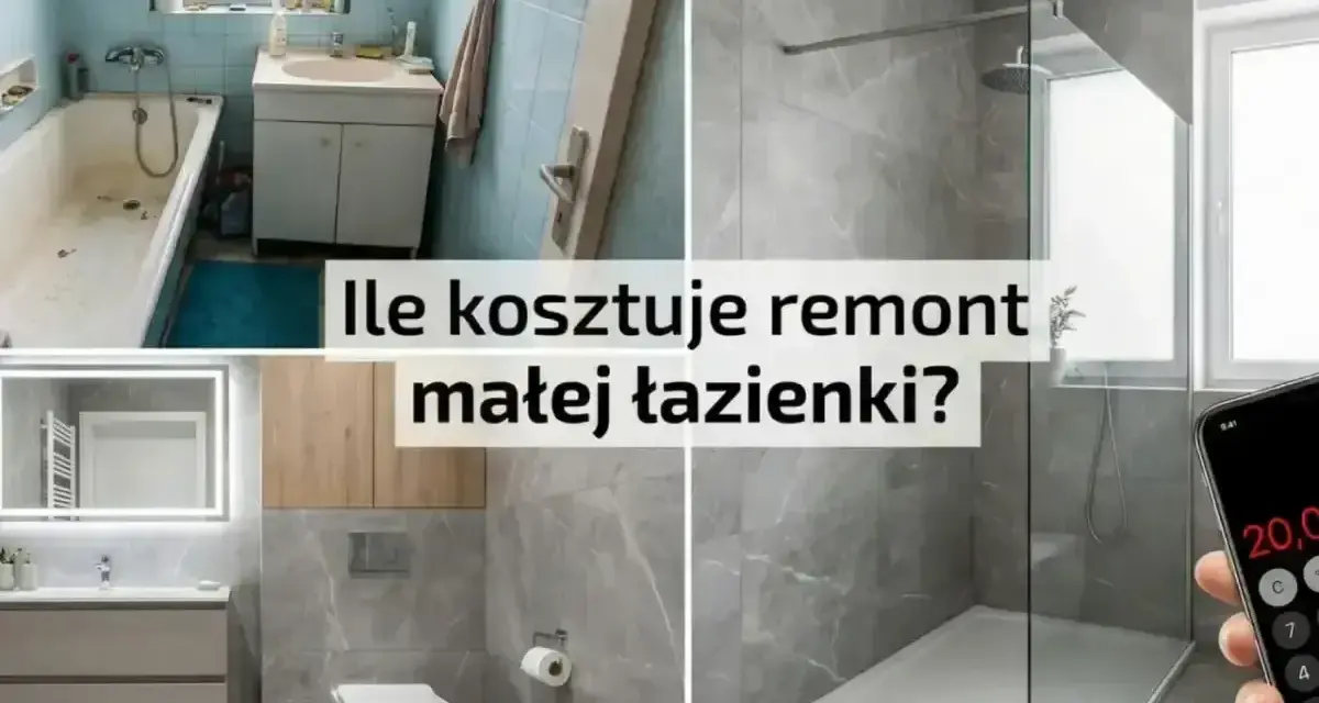 Przed i po remoncie małej łazienki. Sprawdź, jaki jest koszt remontu łazienki 3m2.