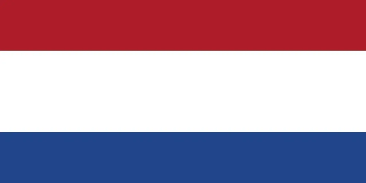 Drapeau des Pays-Bas, parfait pour annoncer les vacances scolaires aux Pays-Bas.