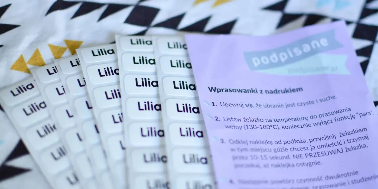 Ubranka do przedszkola: jak podpisać, by nigdy się nie gubiły?