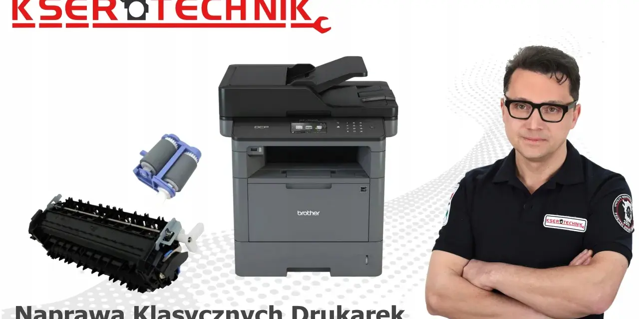 Komputer nie widzi drukarki Brother? Specjalista KSEROTECHNIK pomoże naprawić problem. Widoczna drukarka Brother, części zamienne i technik.