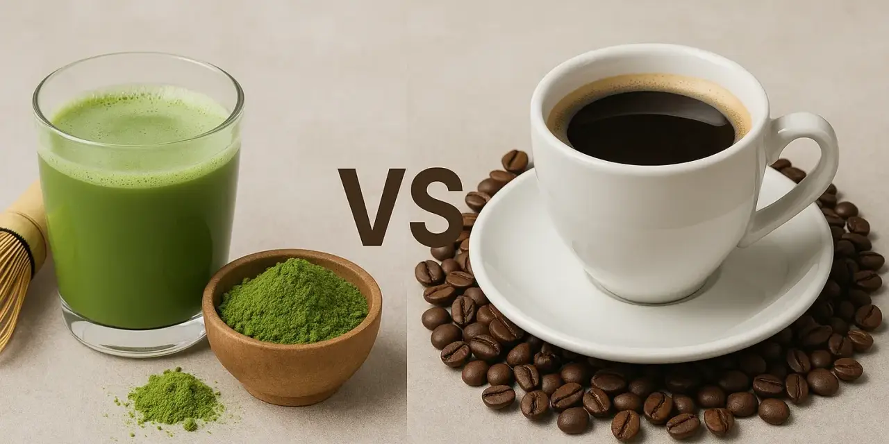 Matcha vs Kawa: Ile kofeiny? Spokojne pobudzenie czy szybki strzał?