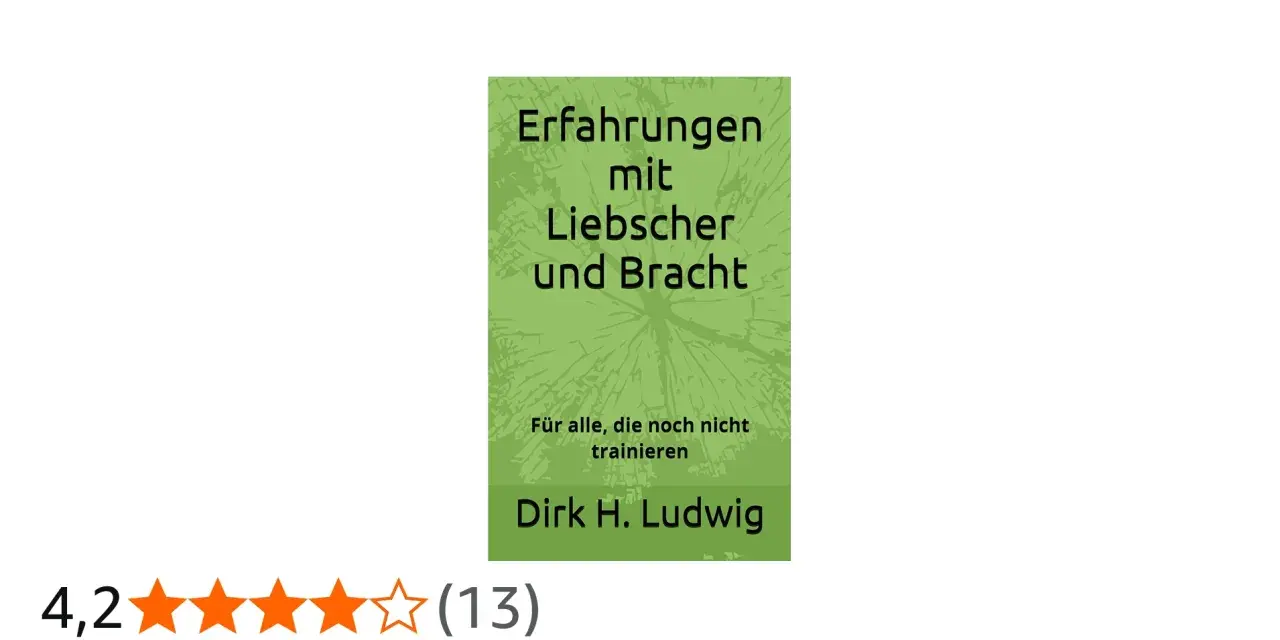 Buchcover "Erfahrungen mit Liebscher und Bracht" von Dirk H. Ludwig. Ein Ratgeber, der auch negative Erfahrungen thematisiert.