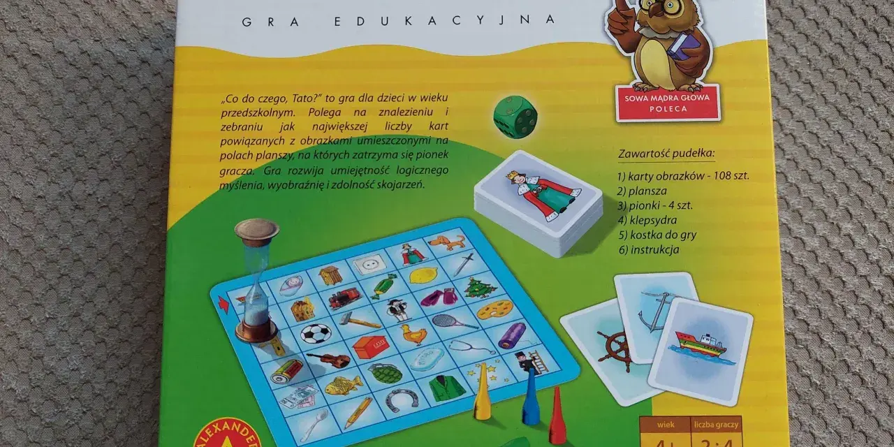 Co do czego, Tato? Recenzja gry edukacyjnej czy warto kupić?