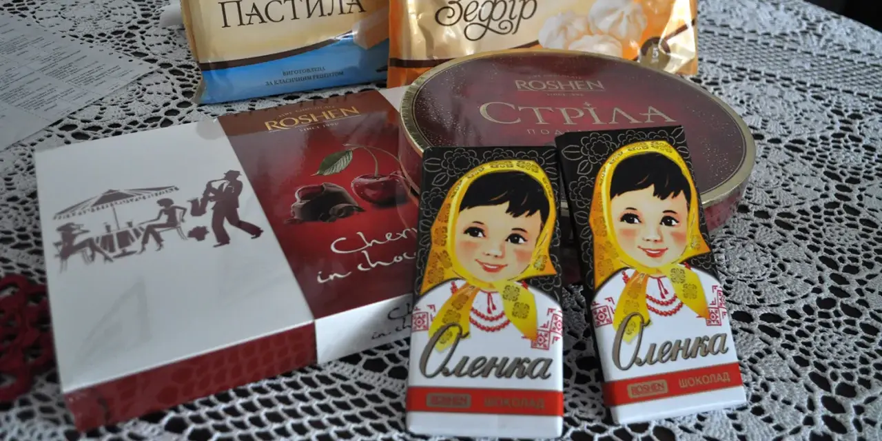 Słodycze Roshen: czekoladki "Alenka", "Pastila", "Zefir", "Strila" – idealne, co warto przywieźć z Ukrainy.
