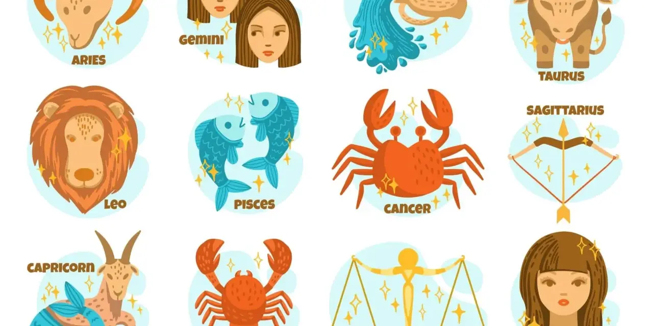 Znak zodiaku rak (Cancer) to jeden z dwunastu symboli astrologicznych, przedstawiony jako pomarańczowy rak.