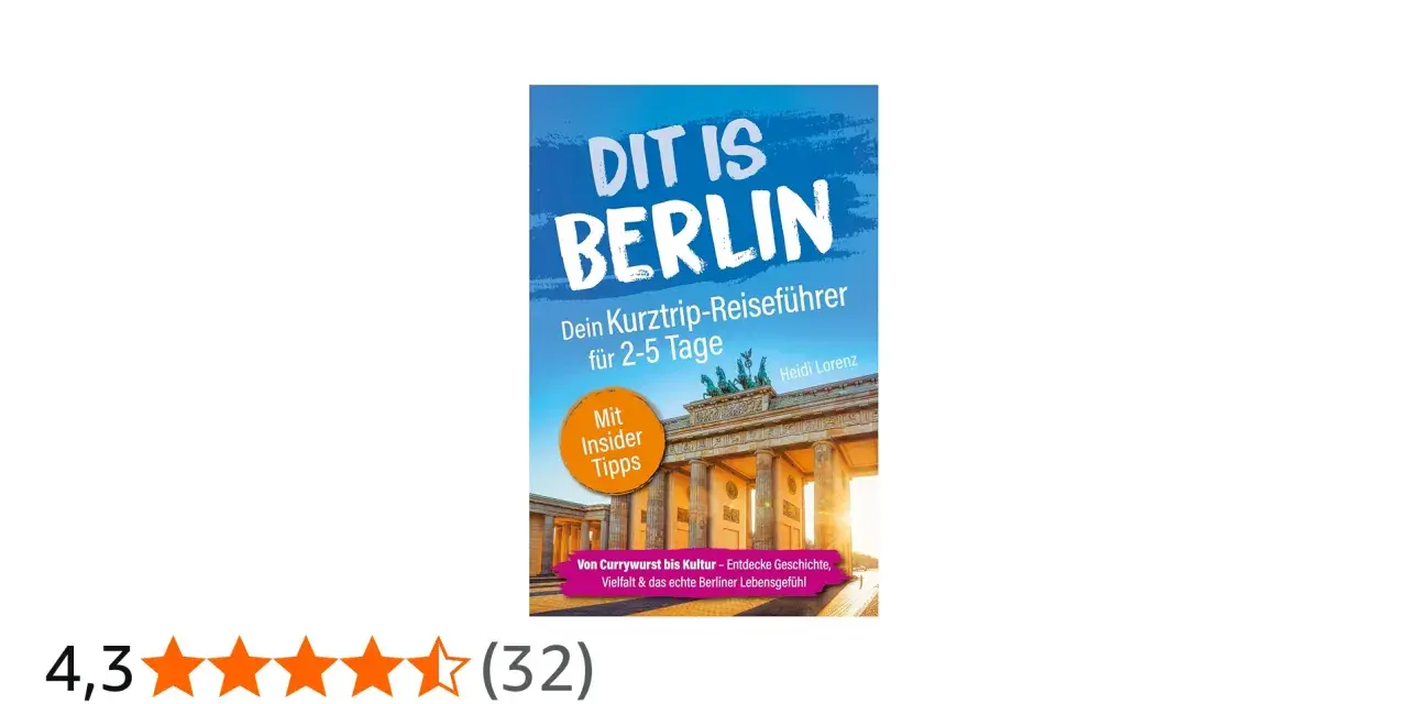 Reiseführer "Dit is Berlin" mit Brandenburger Tor. Entdecke die besten **things to do in Berlin** für deinen Kurztrip!