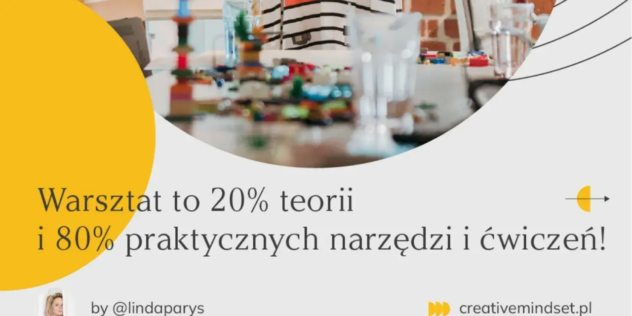 Warsztat buduje umiejętności, pokazując, że czy talent istnieje, czy go rozwijamy. 80% praktyki, 20% teorii.