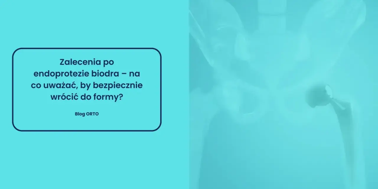 Zalecenia po endoprotezie biodra. Unikaj uszkodzenia nerwu, by bezpiecznie wrócić do formy. Widok endoprotezy biodra.