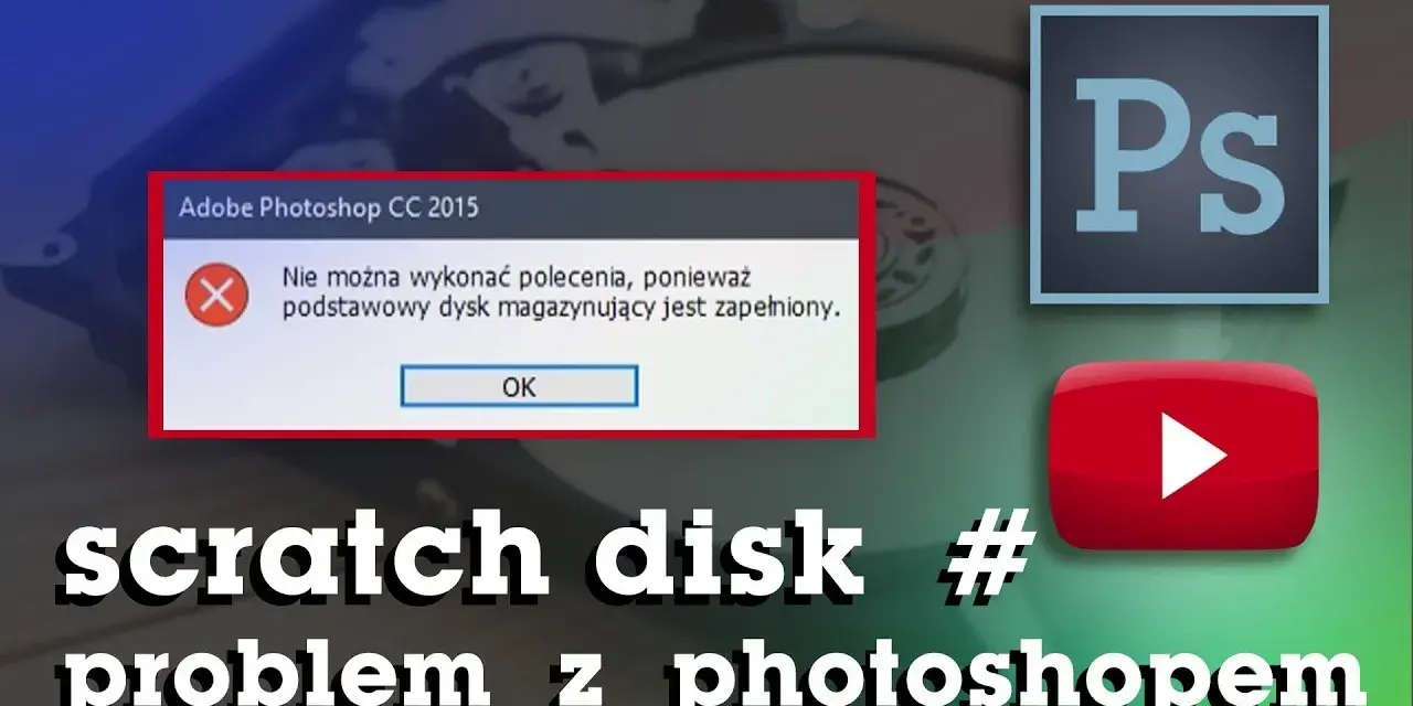 Jak zmienić dysk magazynujący w Photoshopie i poprawić wydajność