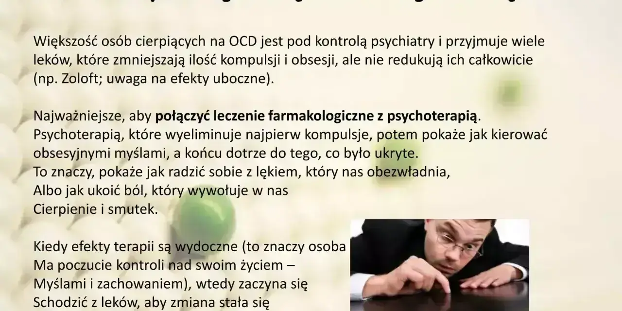 Osoba zmagająca się z OCD, szukająca pomocy. Leczenie farmakologiczne i psychoterapia to klucz do wygranej z nerwicą natręctw.