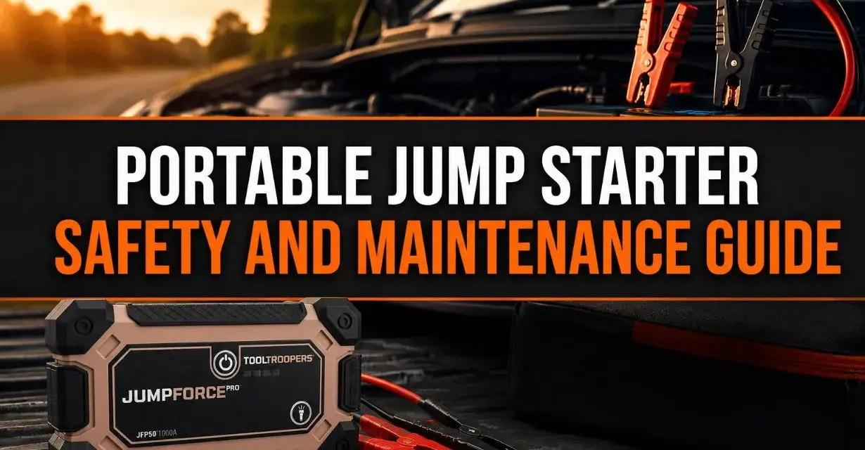 Portable jump starter safety and maintenance guide. Learn how to charge jump starter without charger.