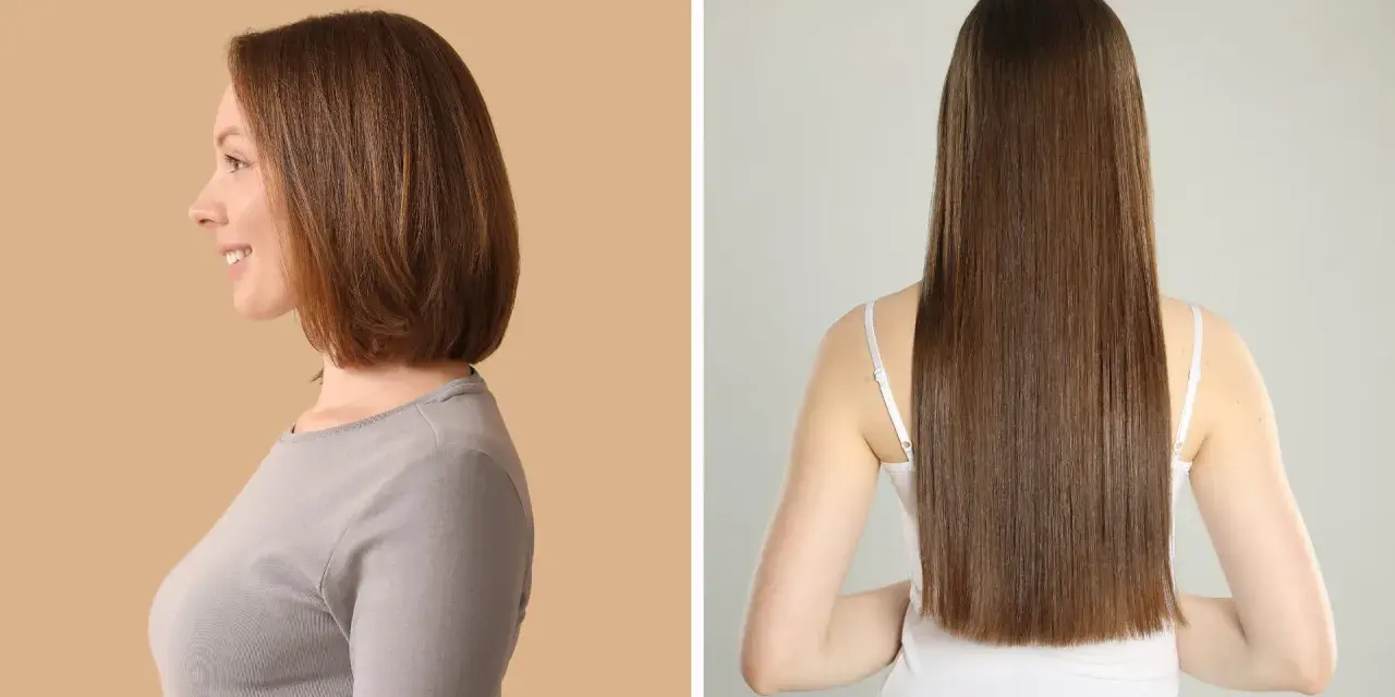 Antes y después: cómo hacer que el pelo crezca rápido. De pelo corto a largo y sedoso.