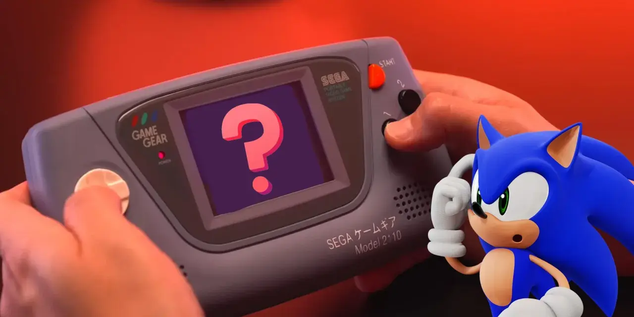 Sonic se pregunta si esta es la nueva consola Sega Game Gear.