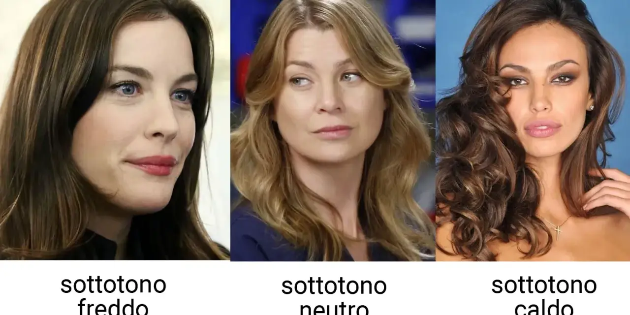 Tre donne con diverse tonalità di pelle: una con sottotono freddo, una neutro e una con sottotono caldo.