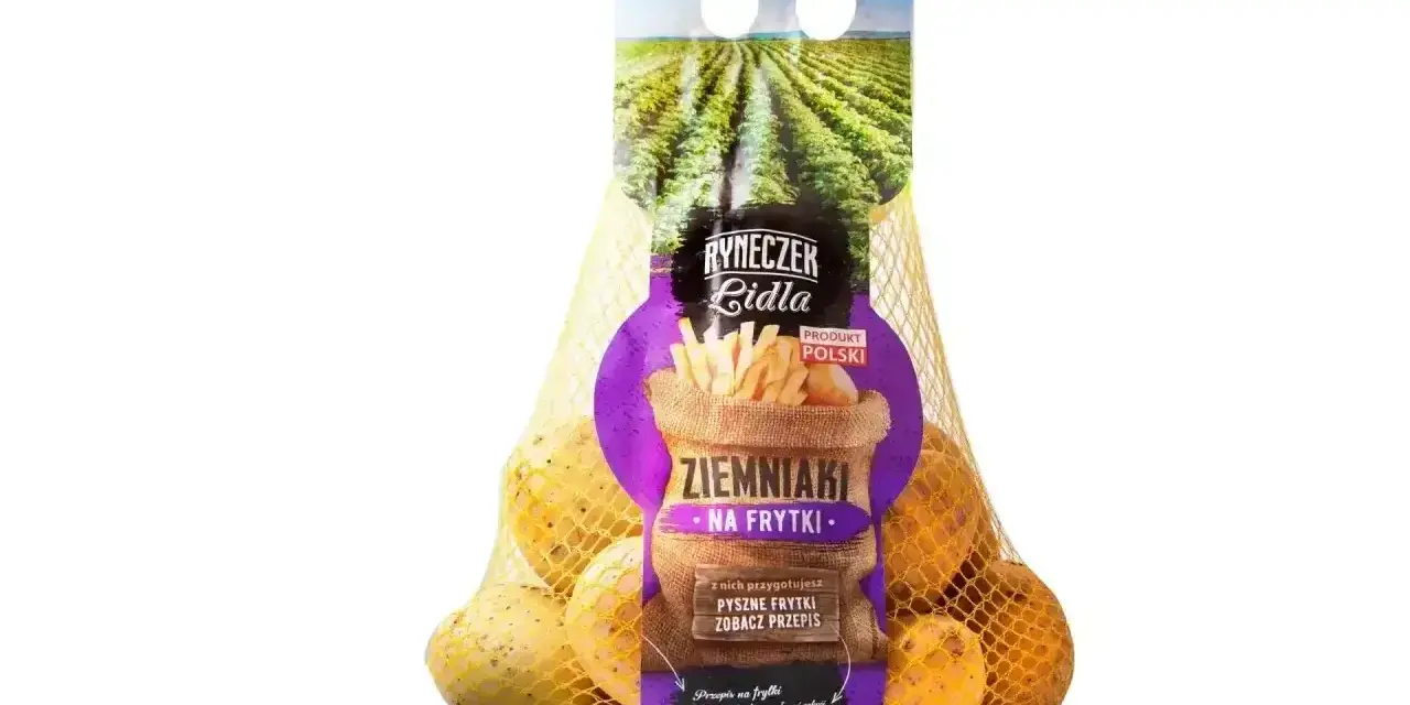 Ziemniaki na frytki w siatce, idealne do przygotowania chrupiących frytek. Produkt polski.