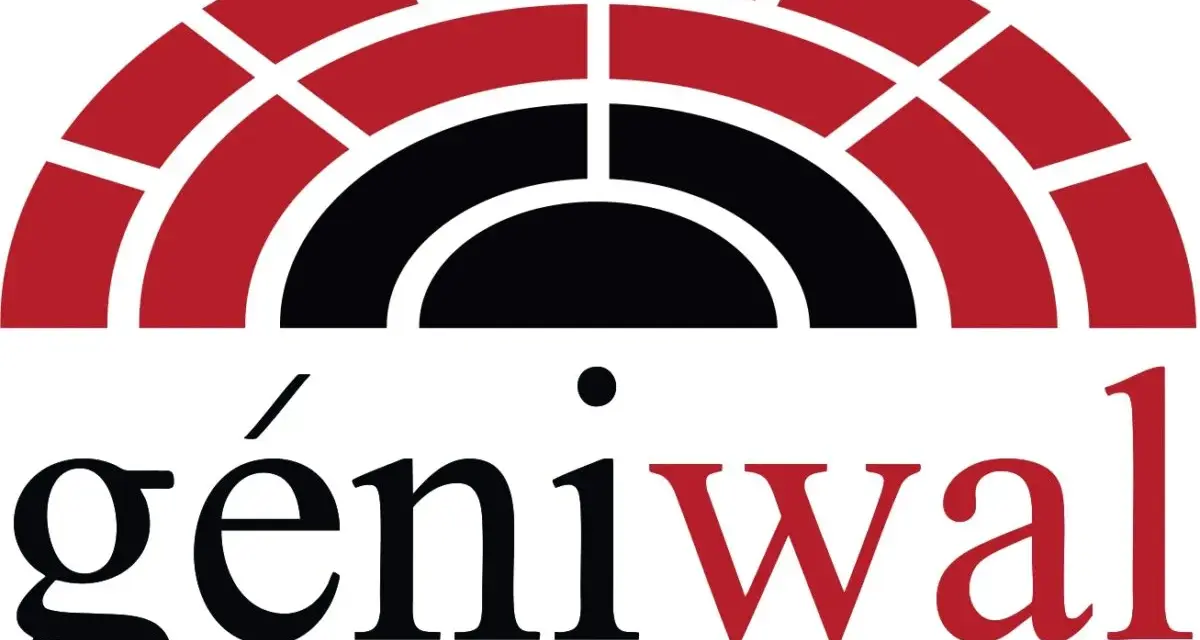 Logo "Géniwal" pour la généalogie informatique en Wallonie. Un nom de famille qui pourrait être un homonyme pour de nombreuses familles.