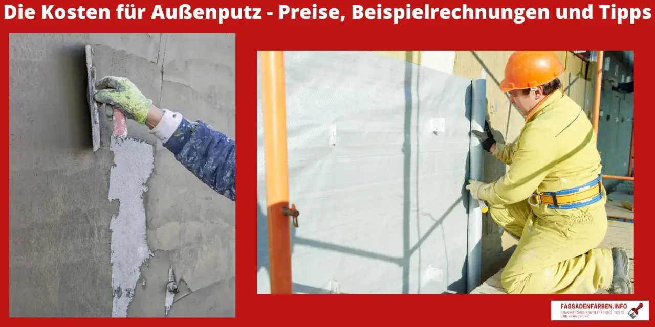 Außenputz wird aufgetragen. Informieren Sie sich über die verputzen Kosten, Preise und Tipps für Ihr Haus.