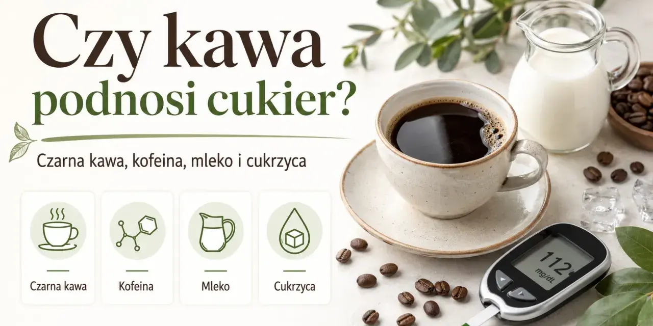 Kawa, kofeina, mleko i cukrzyca. Czy kawa podnosi cukier? Glukometr pokazuje 112 mg/dL.