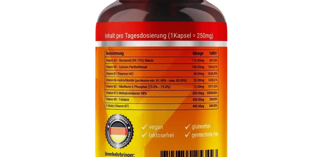 Vitamin B Komplex für Gewichtsabnahme: So steigern Sie Ihren Stoffwechsel