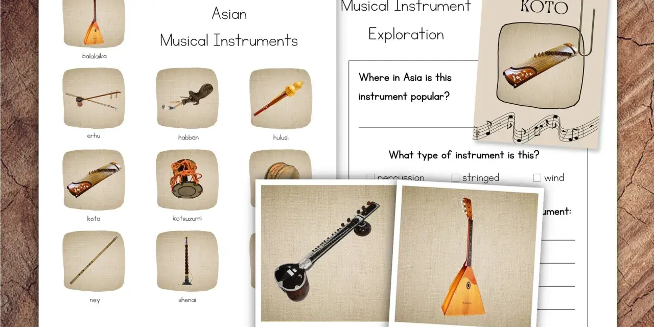 Explora instrumentos de Asia: balalaika, koto, sitar y más. Descubre la diversidad musical asiática.