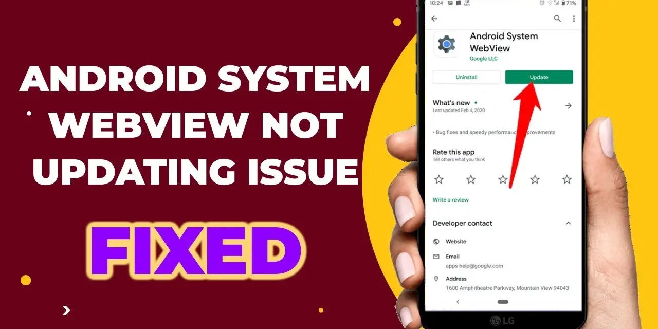 Dlaczego android system webview nie chce się zaktualizować i jak to naprawić